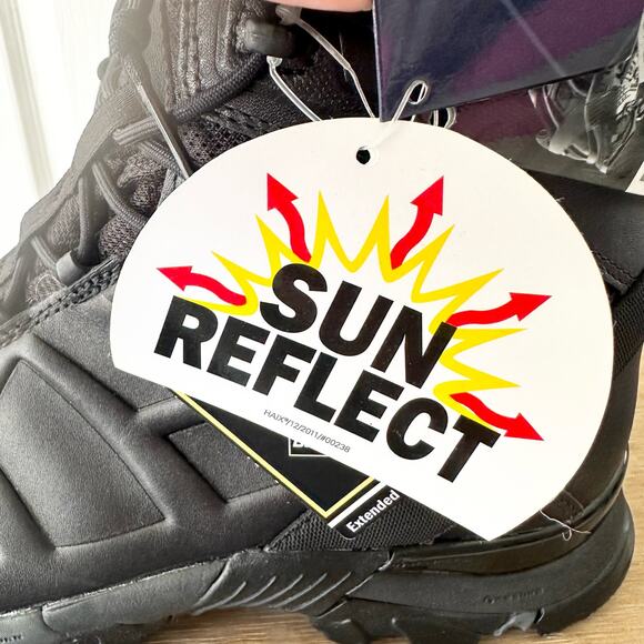 Haix Black Eagle Leather Tactical Safety Combat Boots Goretex NWT Men 8.5 US - Picture 11 of 15